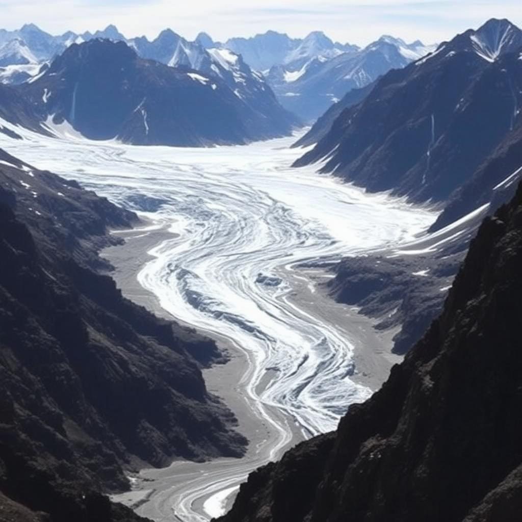 Drang Drung Glacier in Ladakh