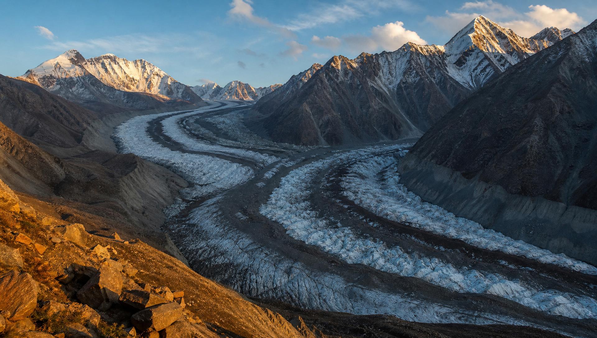 Drang Drung Glacier in Ladakh