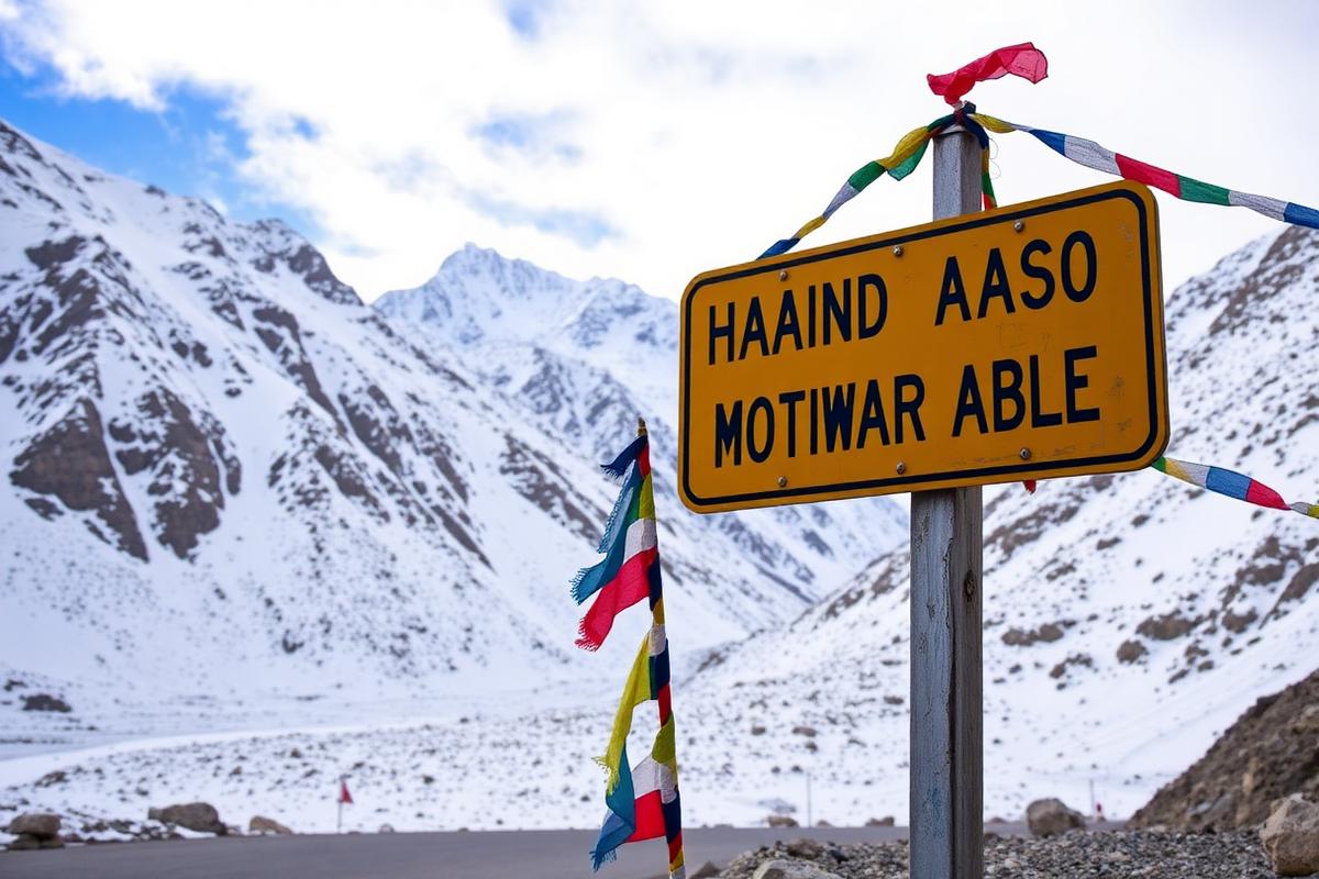 Khardung La in Ladakh