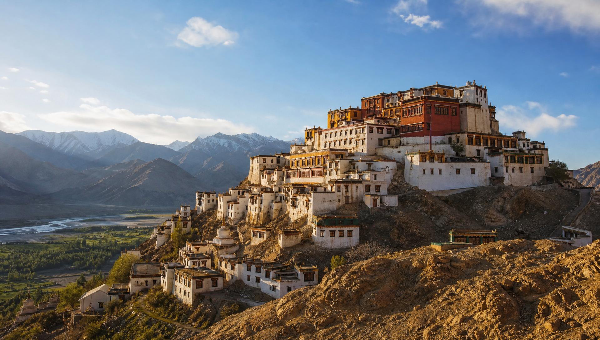 Thiksey Monastery in Ladakh